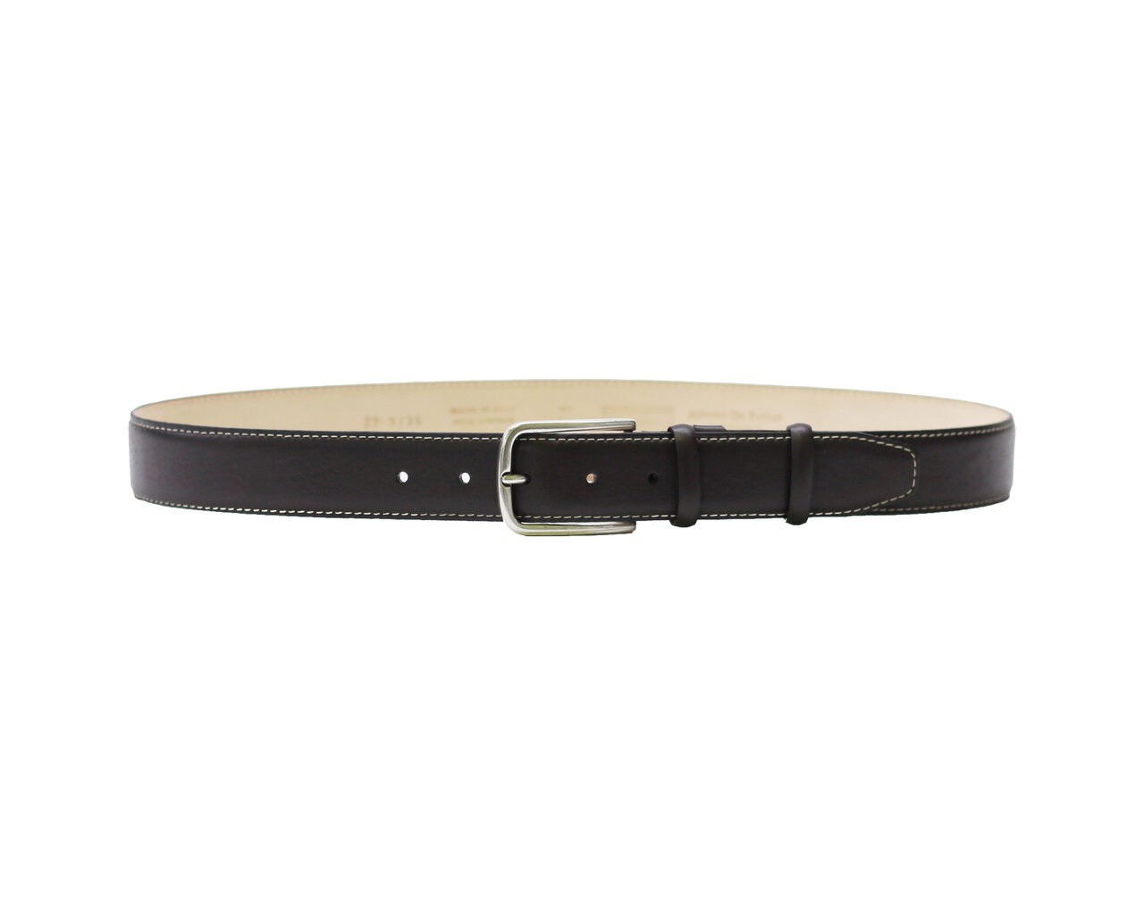 Men\'s Antonio de Patrizi Brown Leather Belt Size 41/110/35 Cinture Uomo main image 3
